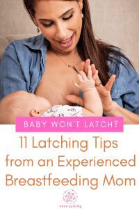 latching tips for breastfeeding