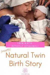 twin birth story