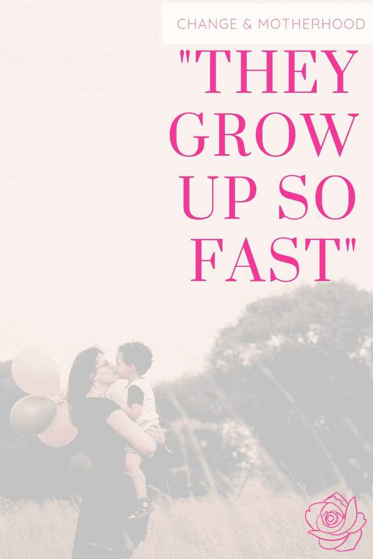 They grow up so fast. We say it all the time because how else do we capture the ephemeral nature of motherhood besides just repeating this phrase, \