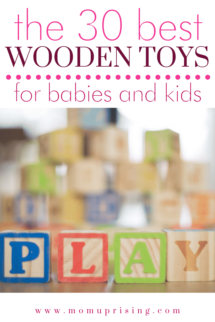 Whether you are looking for eco-friendly, minimalist, or just fun toys for your kids, these 30 are your best bet. This is our list of the 30 best wooden toys for babies and kids. This list includes the best Waldorf toys, Montessori Toys, Wooden Toys, Melissa and Doug toys, and more!