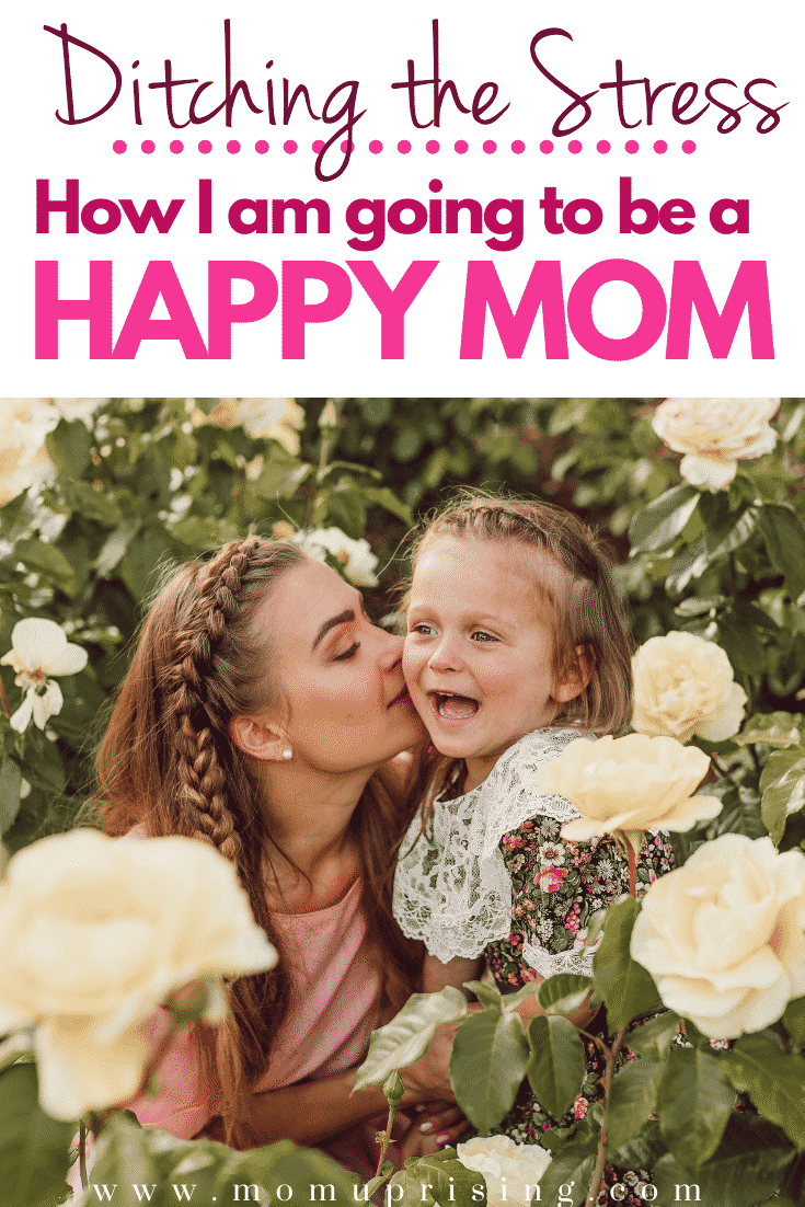 Ready to be a happy mom instead of angry mom or stressed mom? Me too. I was tired of being a stressed out mom and wanted to make a change. Parenting is so hard and we have so many demands placed on us in momlife and just doing our every day adulting that we can become stressed so easily and lose sight of that happy mom we though we would be. These are the ways that I\'ve been working on reducing stress to be a better mom. #momlife #motherhood #stressless #happymom #beingamom #howtobeabettermom